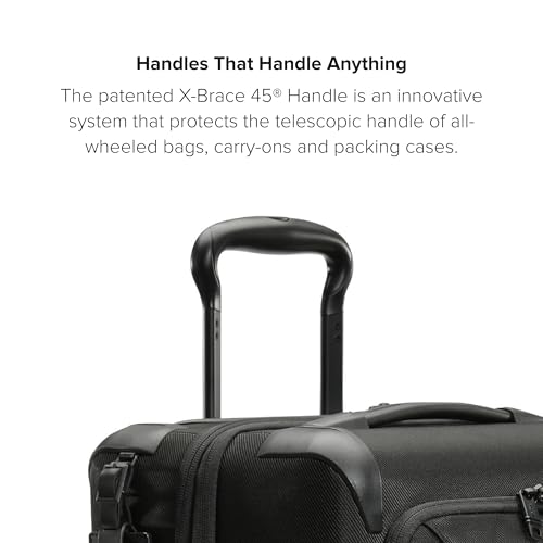 TUMI - Aerotour 4 Wheel Expandable Luggage - Men's and Women's Business and Leisure Travel Suitcase - 21.75" International Expandable Carry-On, Black