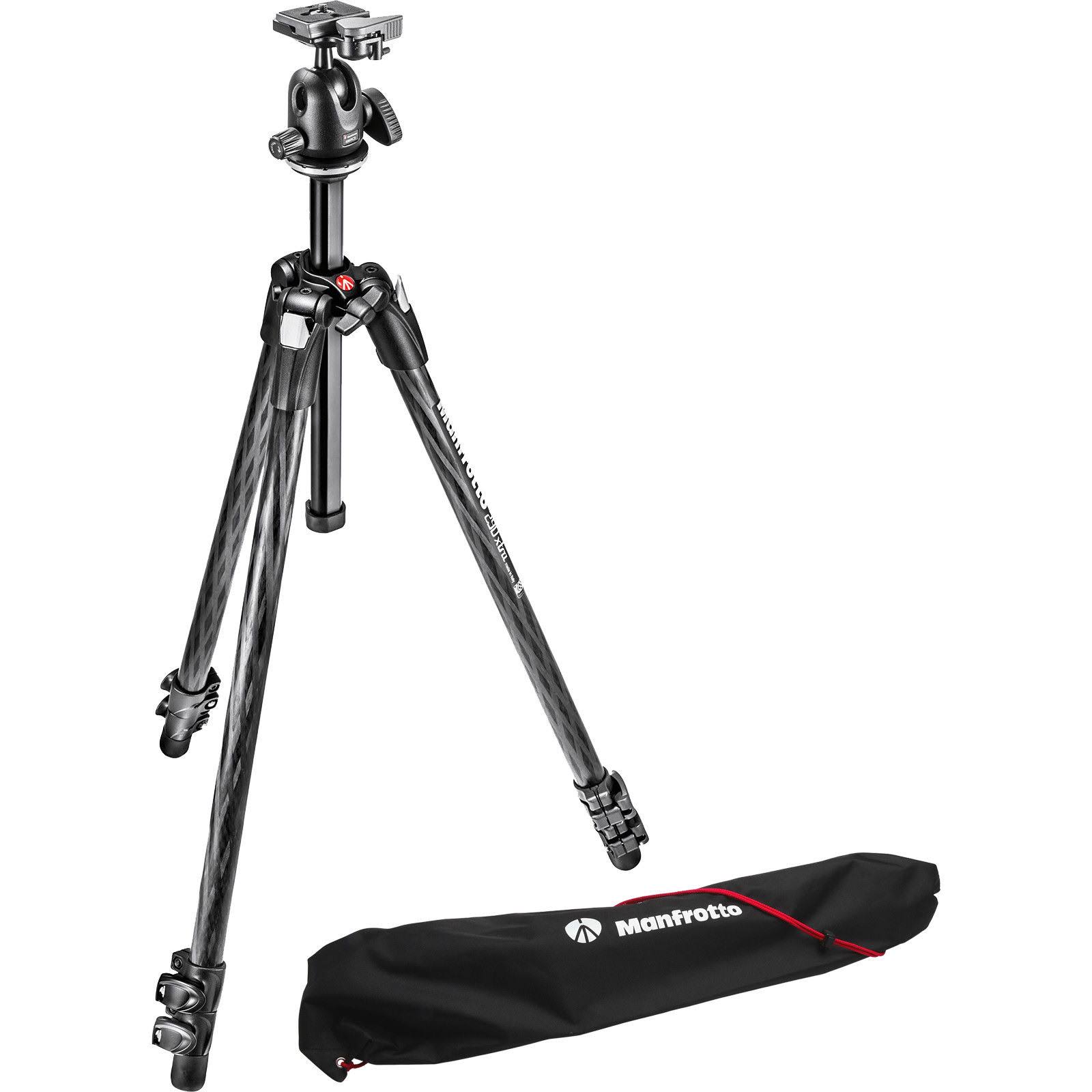 Manfrotto MK290XTC3-BHUS 290 Xtra Carbon Fiber Tripod with Ball Head