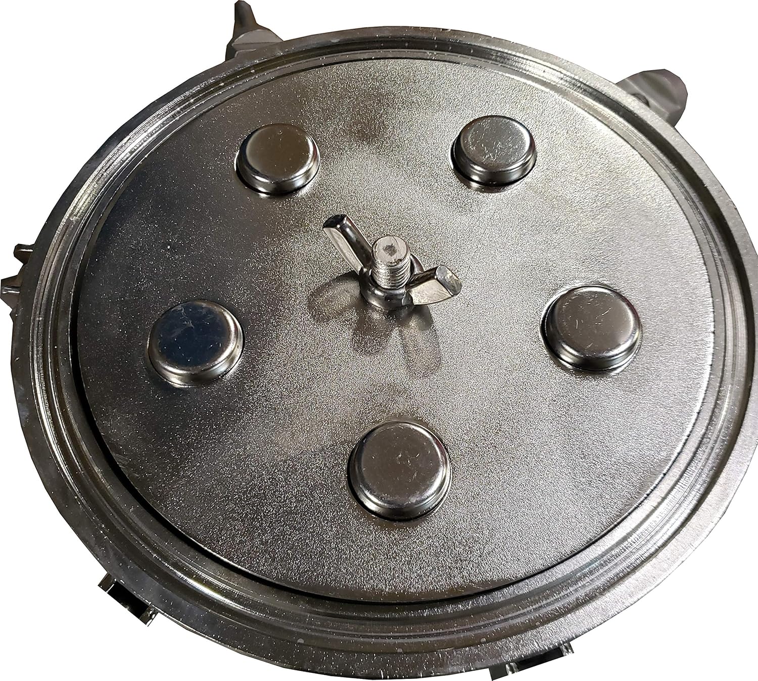 PRM Filtration Stainless Steel 5 Cartridge Filter Housing, Uses 2.5" x 20" Filter Cartridges, 2 Inch NPT in/Out