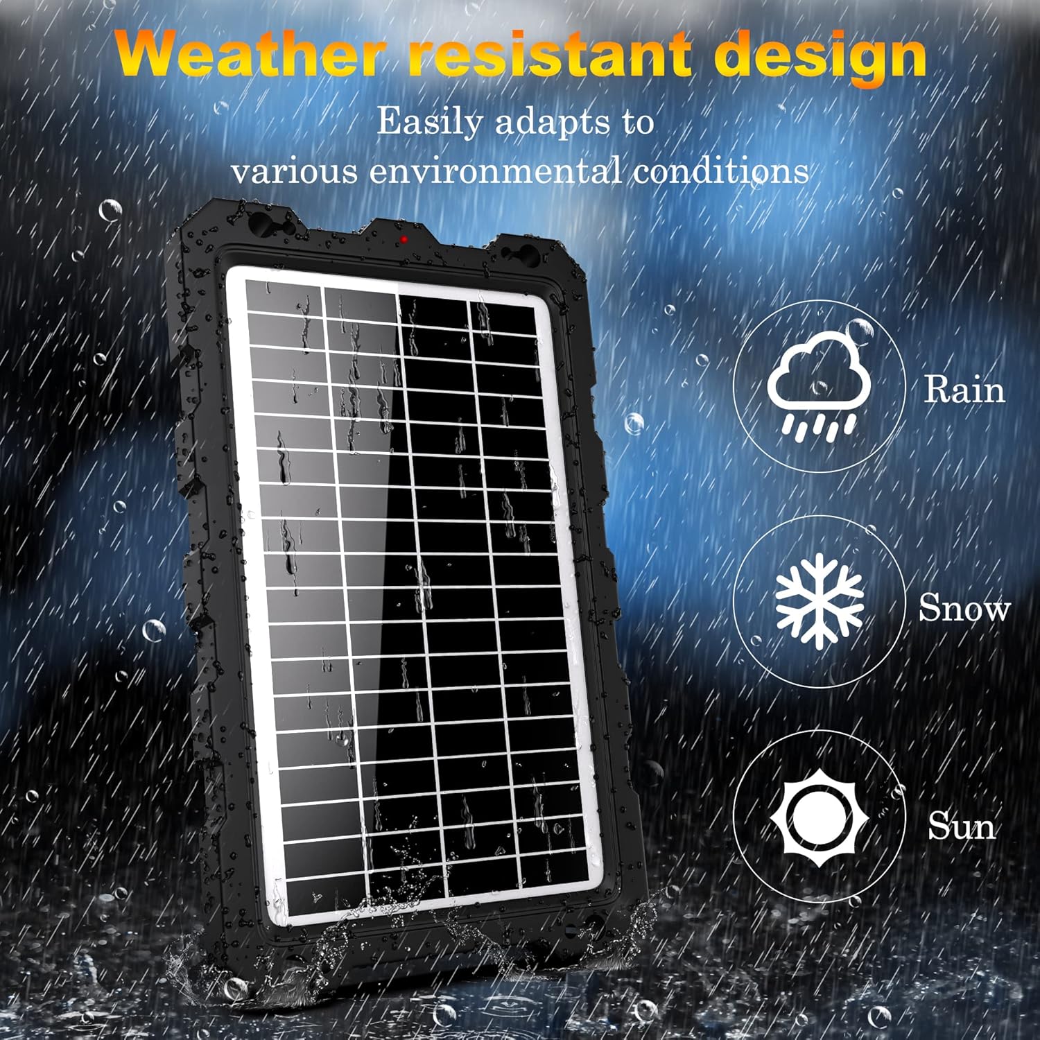 OYMSAE 7.5W Solar Car Battery Trickle Charger & Maintainer 12V Solar Panel Power Charger Kit for Automotive, Motorcycle, Boat, Marine, RV, Trailer