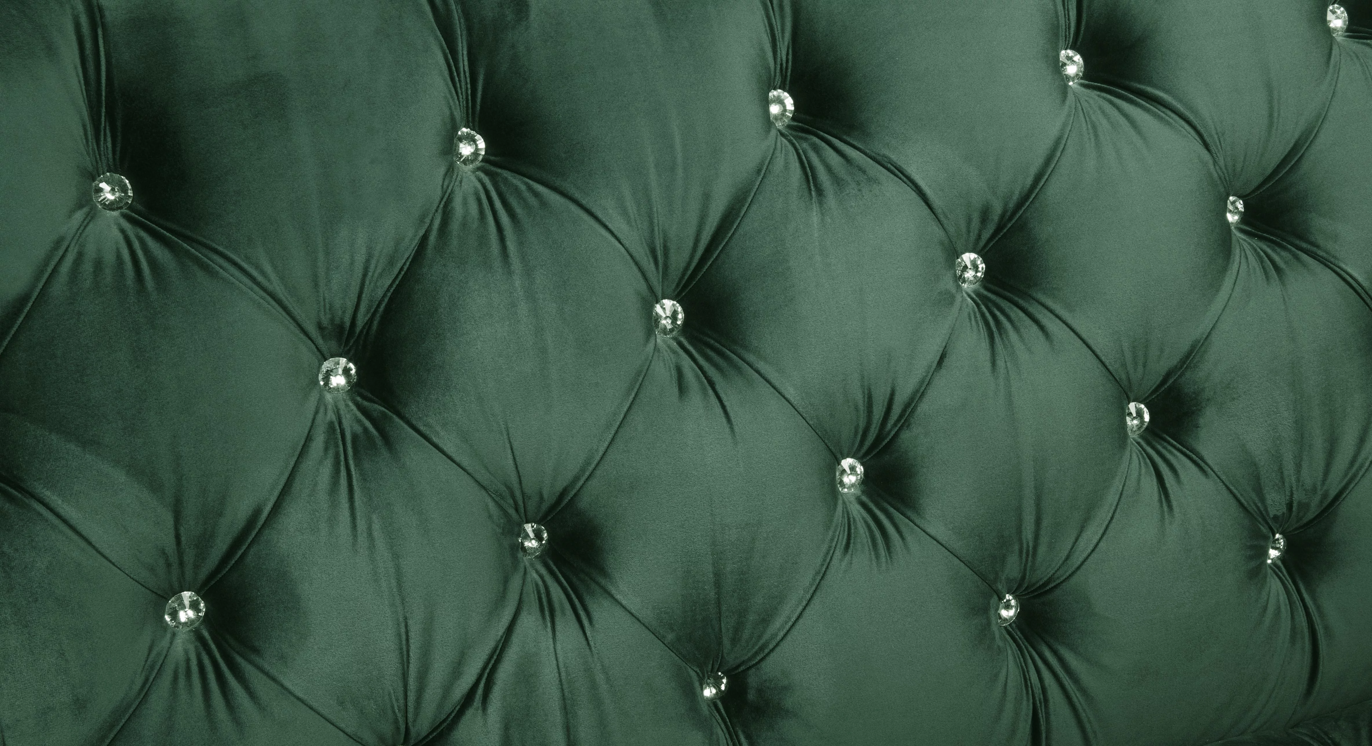 Iberis Sofa, Green Velvet (1Set/2Ctn)