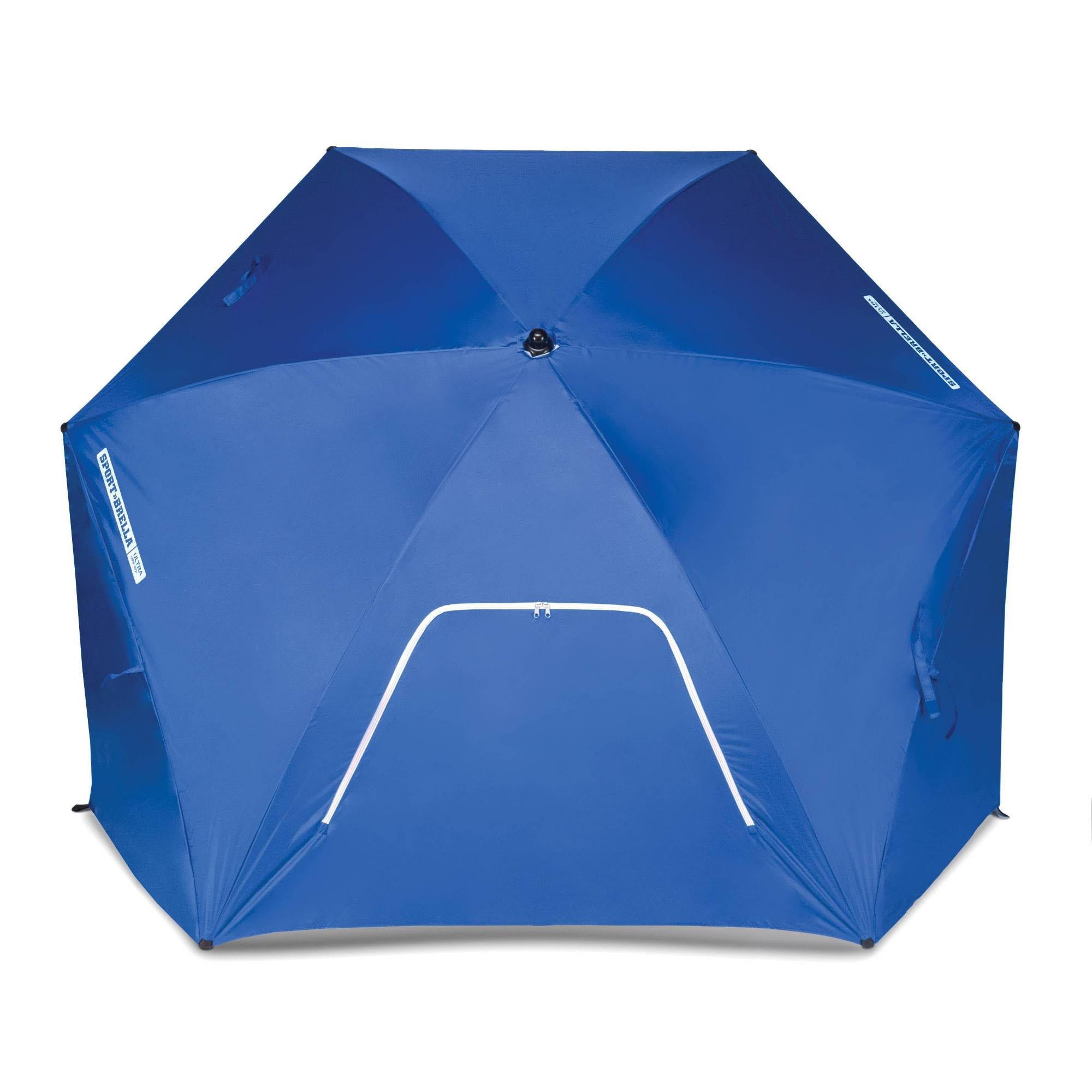 Sport-brella Ultra SPF 50+ Angled Shade Canopy Umbrella (8-Foot), Blue