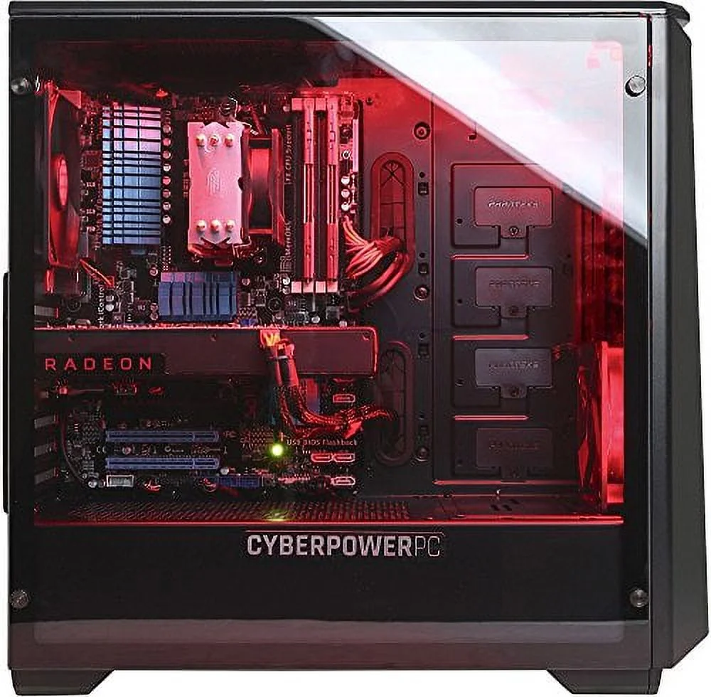 HTC Vive 2 Items Starter Bundle:Virtual-Reality VR Headset and CyberPowerPC Gamer UltraVR Ready Desktop AMD FX-8350 Eight-core 8GB Memory AMD Radeon