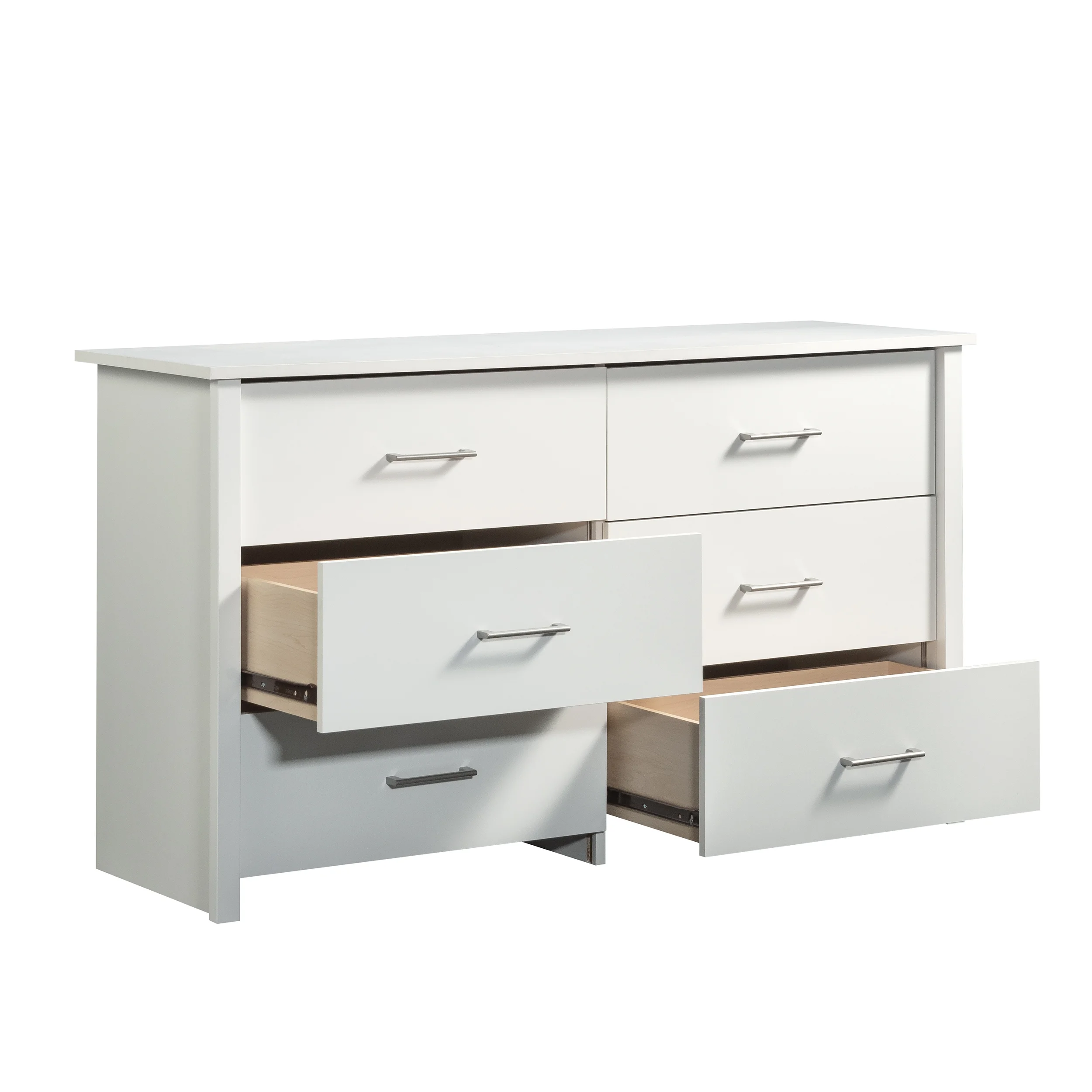 Mainstays Hillside 6-Drawer Dresser, Soft White Finish - Radiant Selections