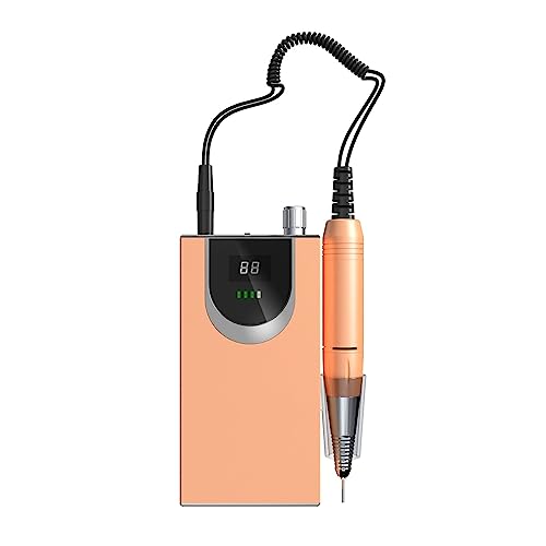 Nail Drill, Portable Cordless Nail Drill Machine, 30000RPM Rechargeable Manicure Electric Nail File Drill Machine Manicure Pedicure Tool