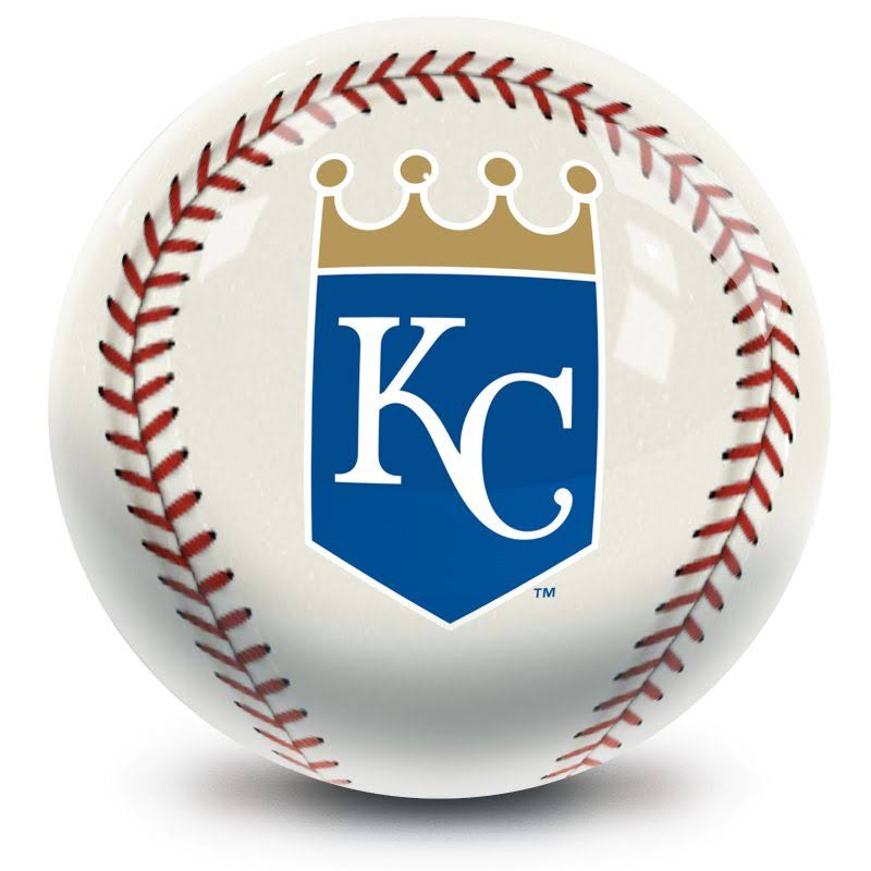 MLB Kansas City Royals Baseball Bowling Ball