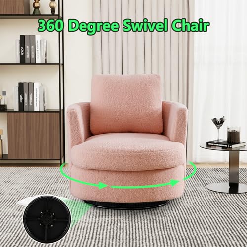 ODUWA Swivel Barrel Chair Set of 2