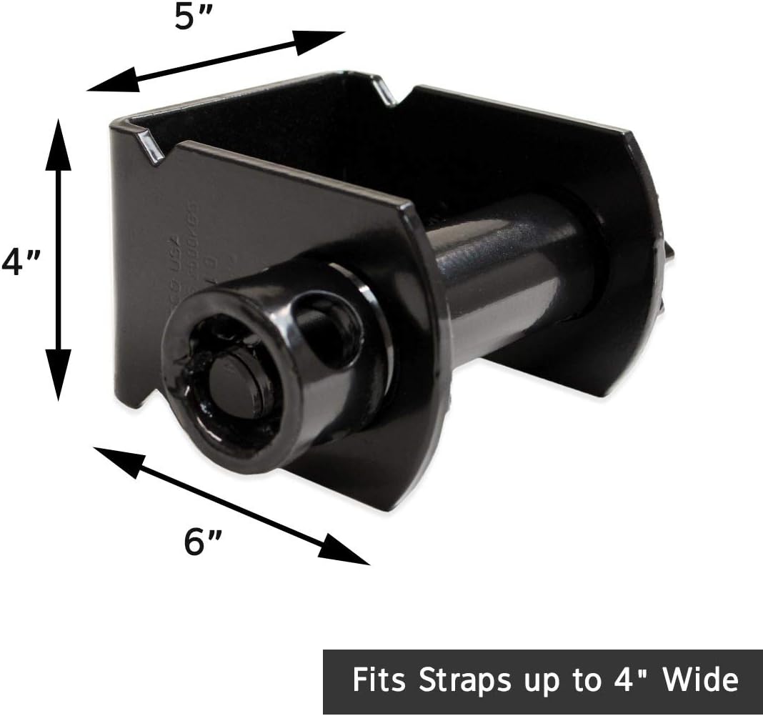 DC Cargo Mall Sliding Winch for Flatbed Trailer | Heavy Duty Standard Tie-Down Winch