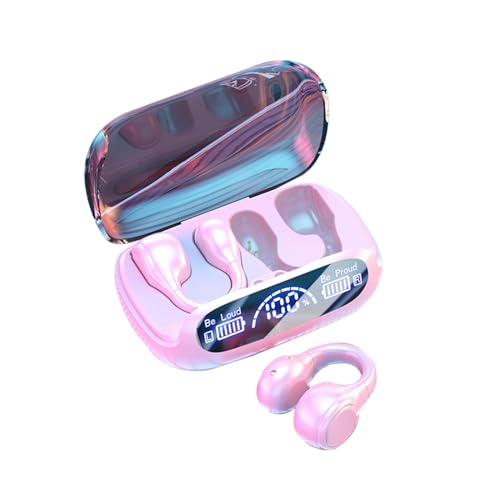 Wireless Ear Clip Skeleton Conduction Headphones Bones Conduction Headphones Bluetooth 5.3 Waterproofs Open Ear Headphones Apply for Running Sports