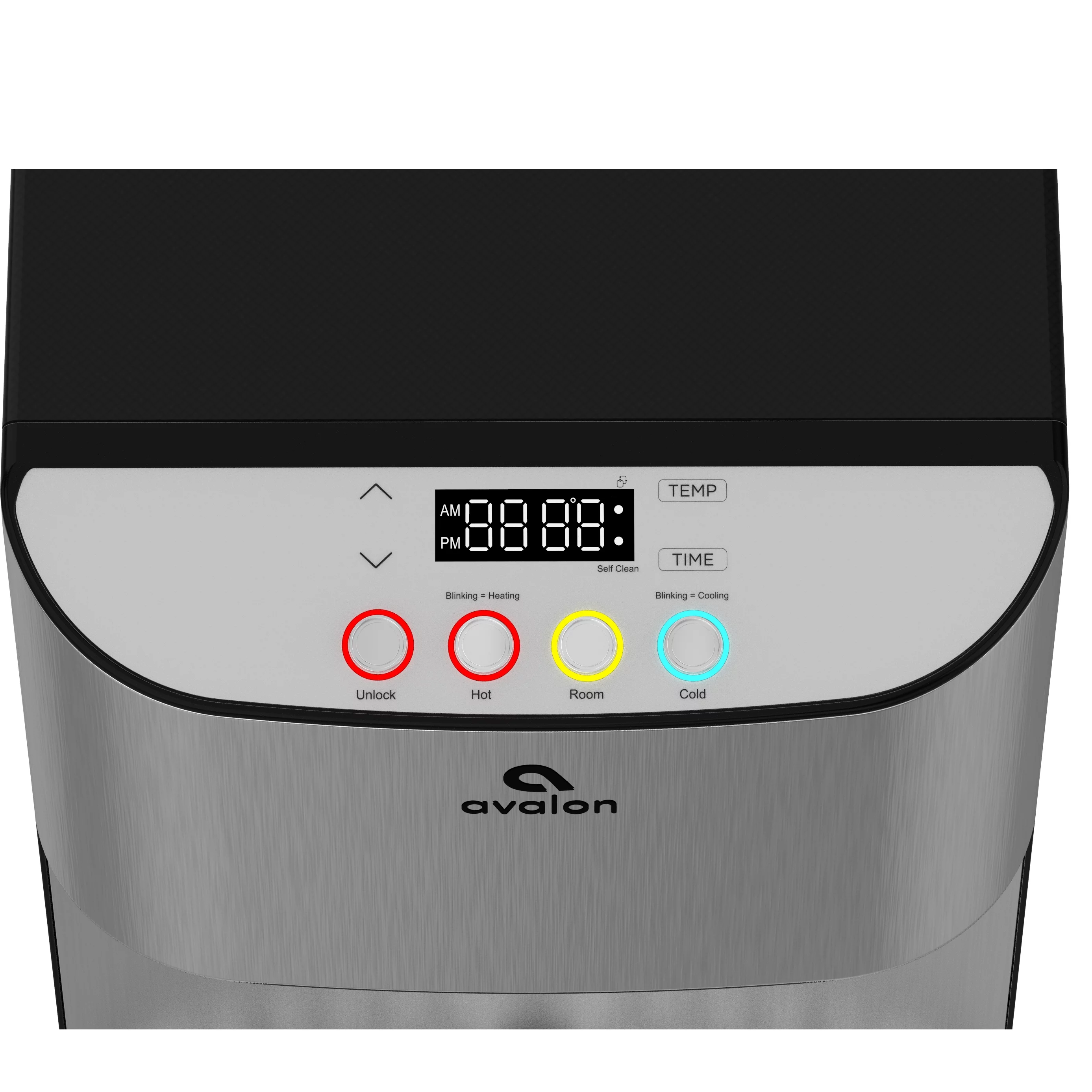 Avalon Electronic Bottom Loading Water  Water Dispenser - 3 Temperatures, Hot, Cool & Cold, Digital Clock with Temperature Control