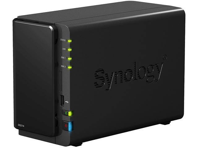 Synology Disk Station DS214 2-Bay Diskless NAS Server - SATA 3Gb/s