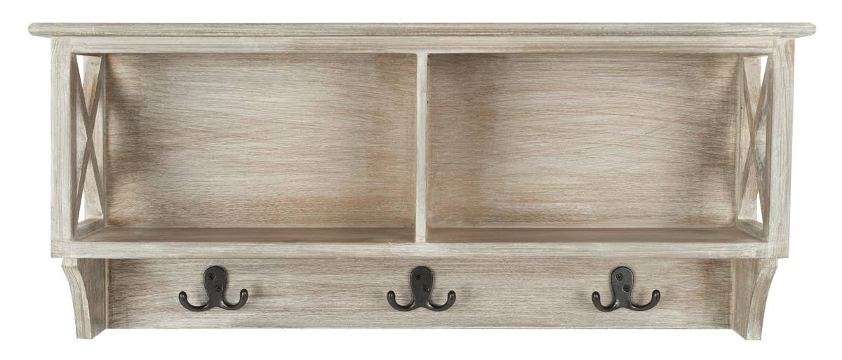 Safavieh Freya Hanging Storage Wall Rack - Grey