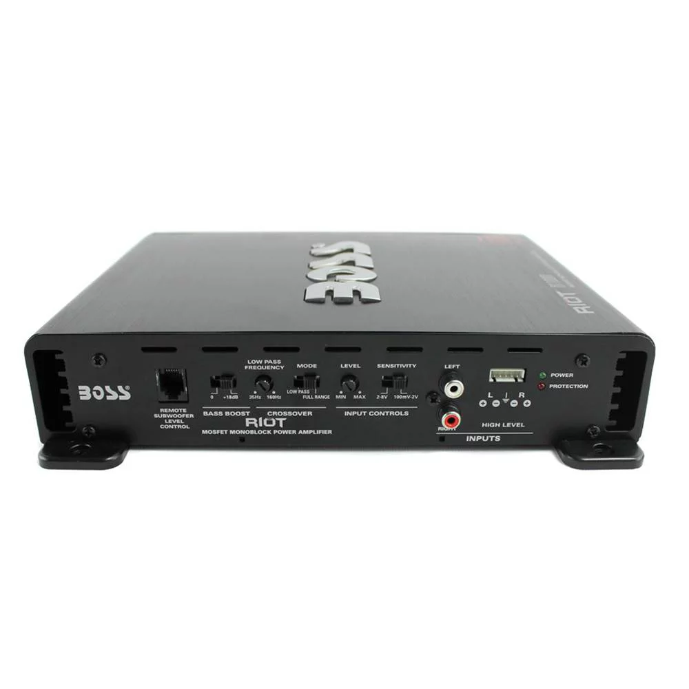 MTX TNE212D 12" 1200W Dual Loaded Car Subwoofer and Boss 1100W Amplifier w/ Kit