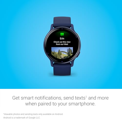 Garmin v&iacute;voactive 5, Health and Fitness GPS Smartwatch, AMOLED Display, Up to 11 Days of Battery, Ivory