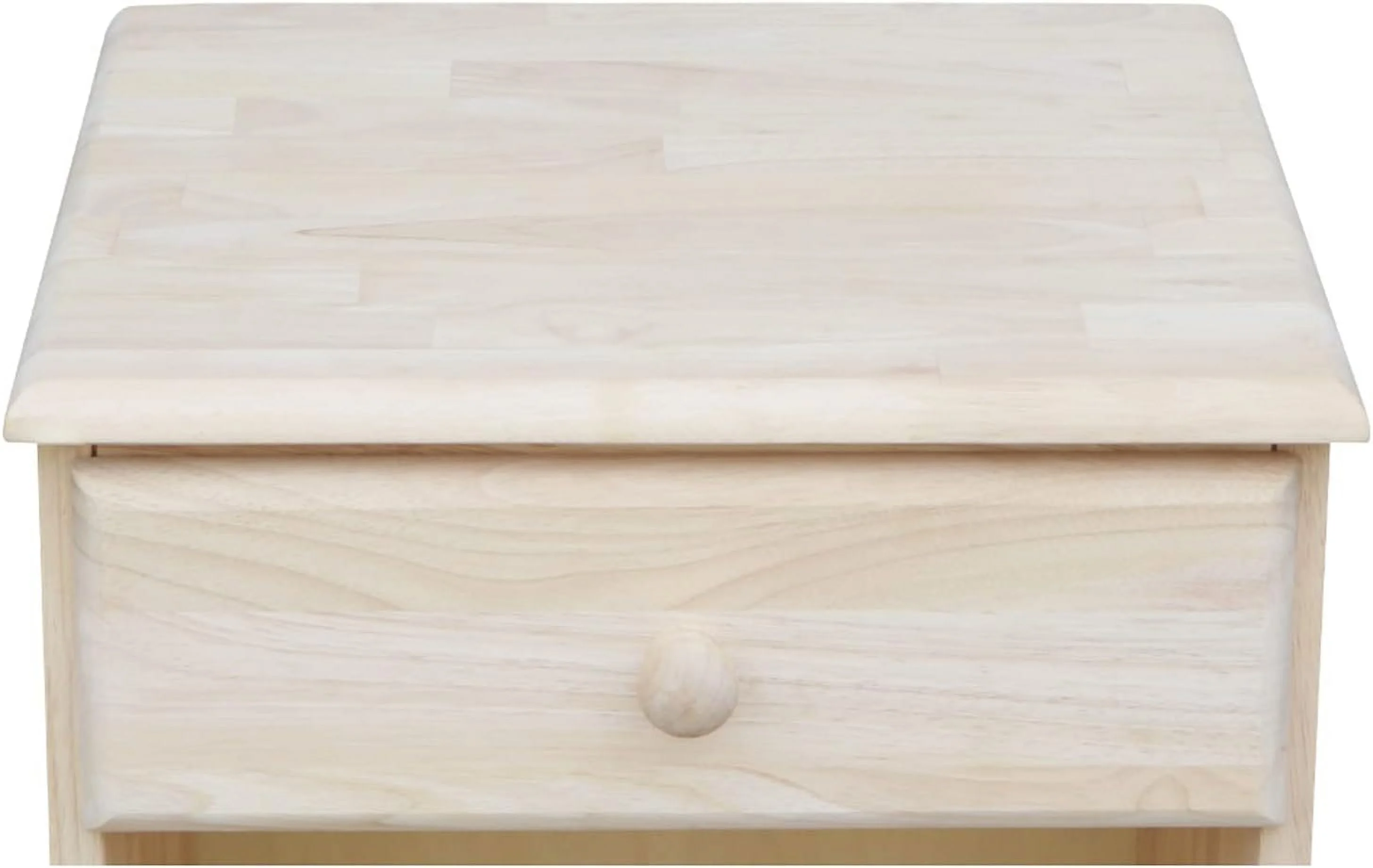 Night Stand with One Drawer  Unfinished