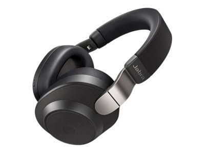 Jabra Elite 85h - Headphones with mic - full size - Bluetooth - wireless - active noise canceling - titanium black
