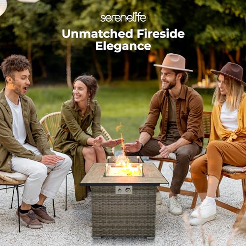 Outdoor Propane Fire Pit Table - CSA/ETL Certified Safe 50