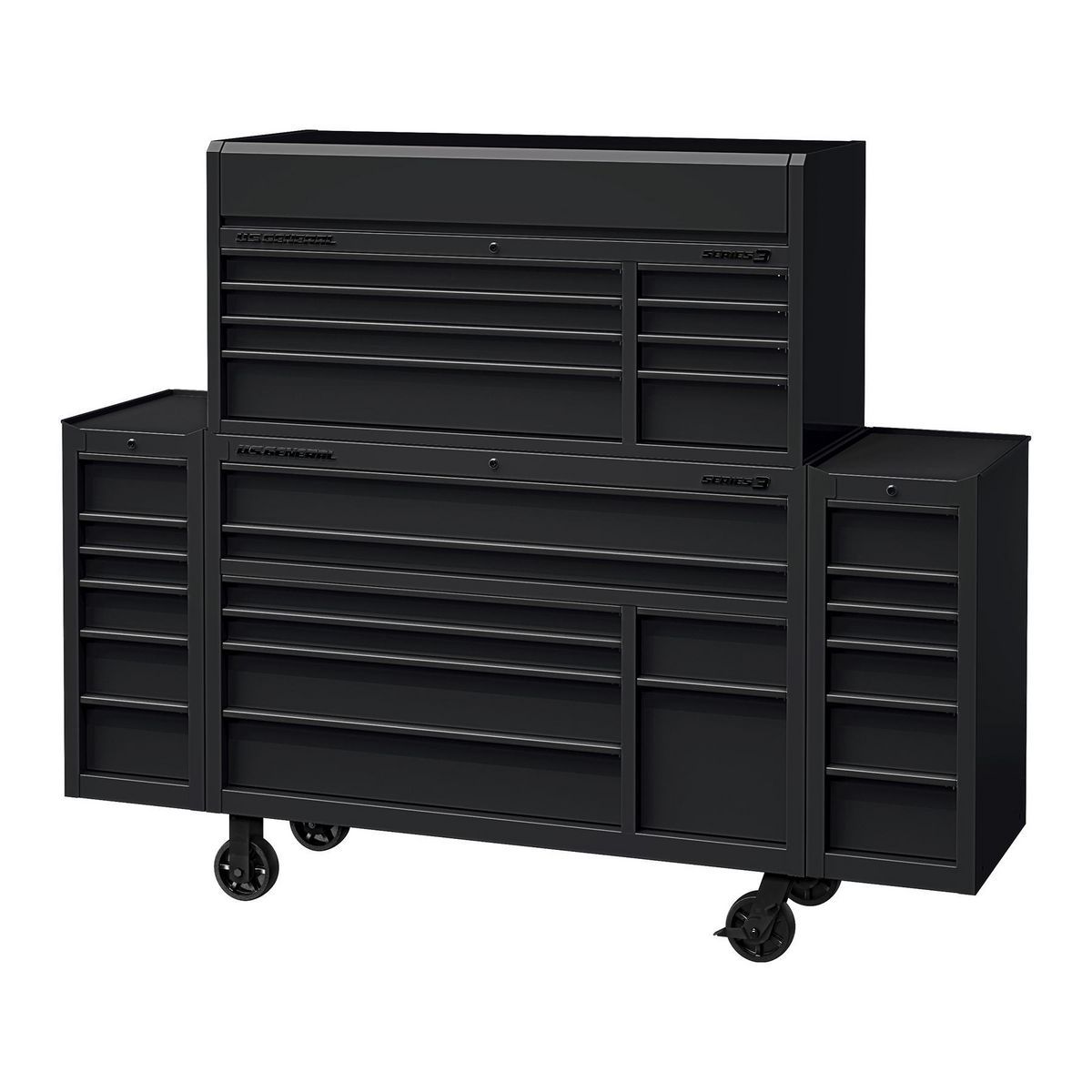 U.S. GENERAL 15 in. End Cabinet, Series 3, Slate Gray