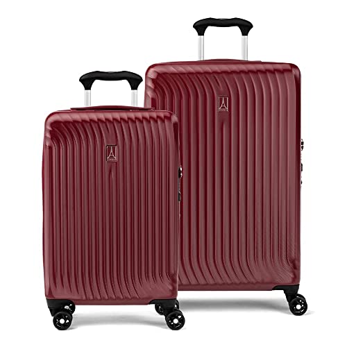 Travelpro Maxlite Air Hardside Expandable Carry on Luggage, 8 Spinner Wheels, Lightweight Hard Shell Polycarbonate Suitcase, Shadow Grey