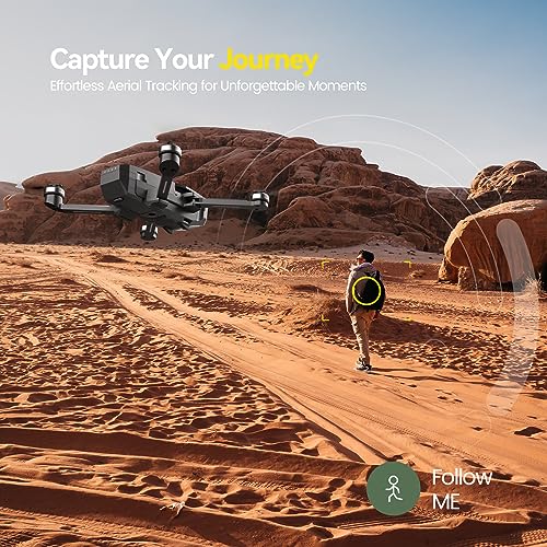 Holy Stone HS720 GPS Drone with Camera for Adults 4K UHD, 52 Minutes Flight Time, Foldable Quadcopter with Brushless Motor, Auto Return Home