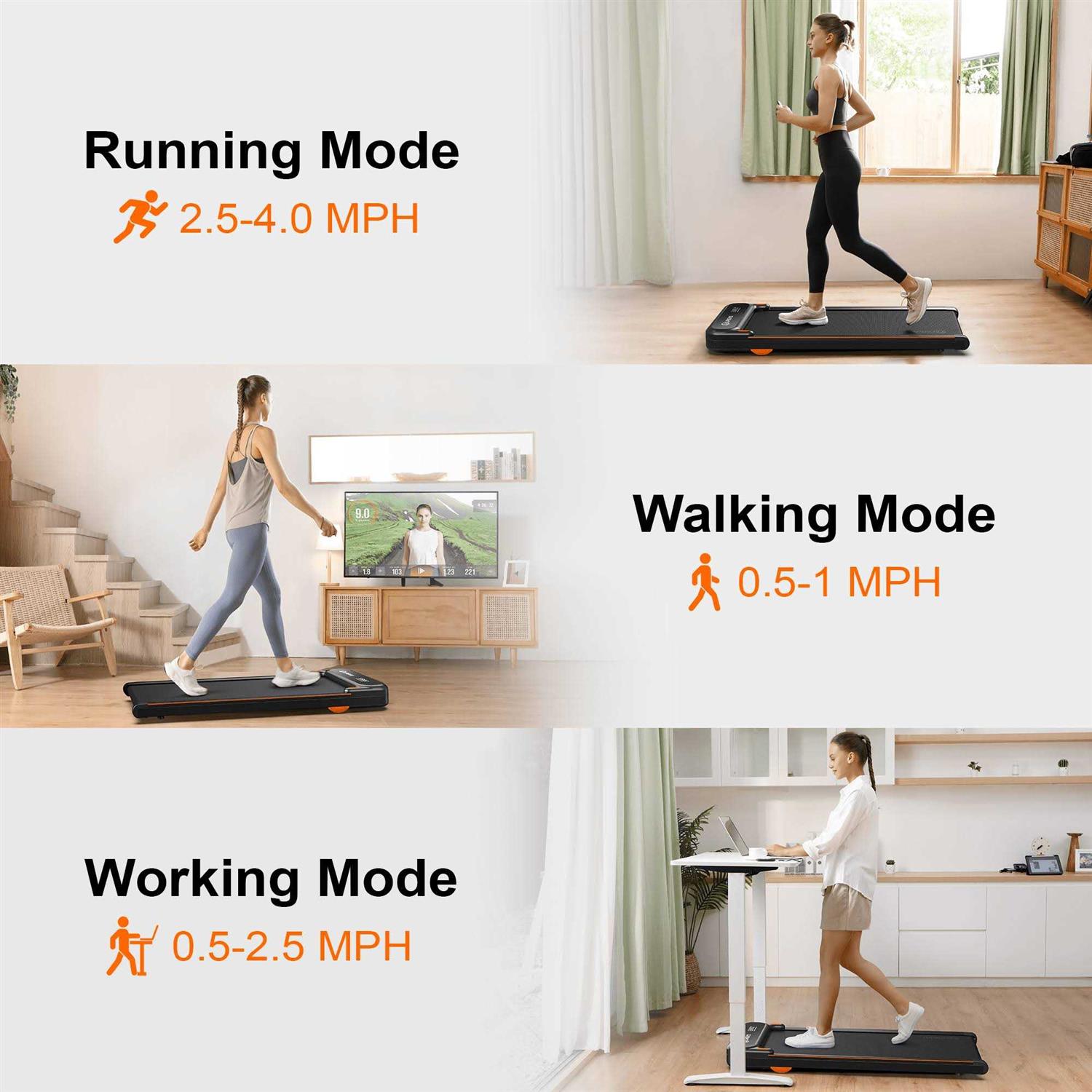 UREVO Walking Pad Under Desk Treadmill with Remote Control - Sports Supplies Online Store