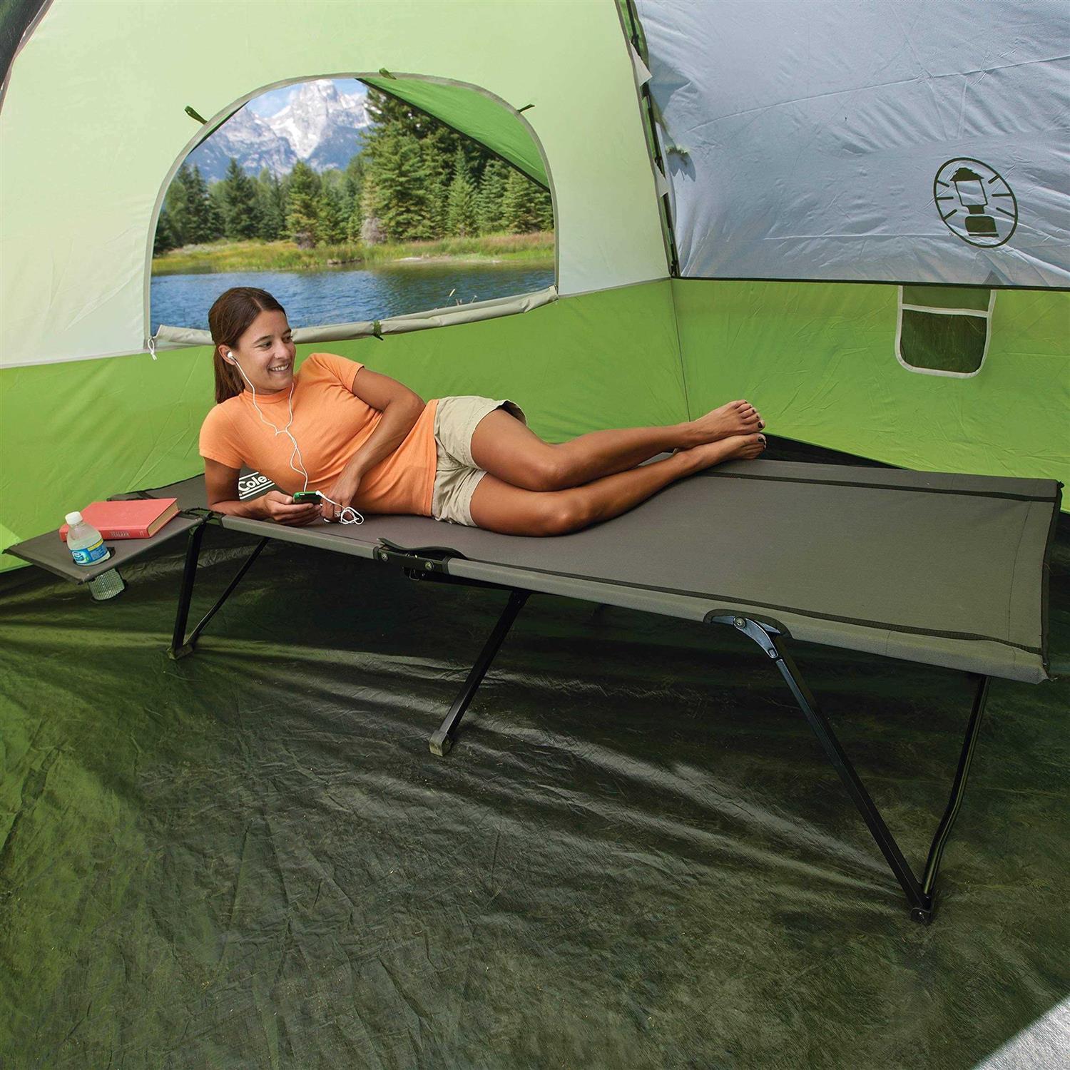 Coleman Cot Pack Away W/Side Table - Sports Supplies Online Store