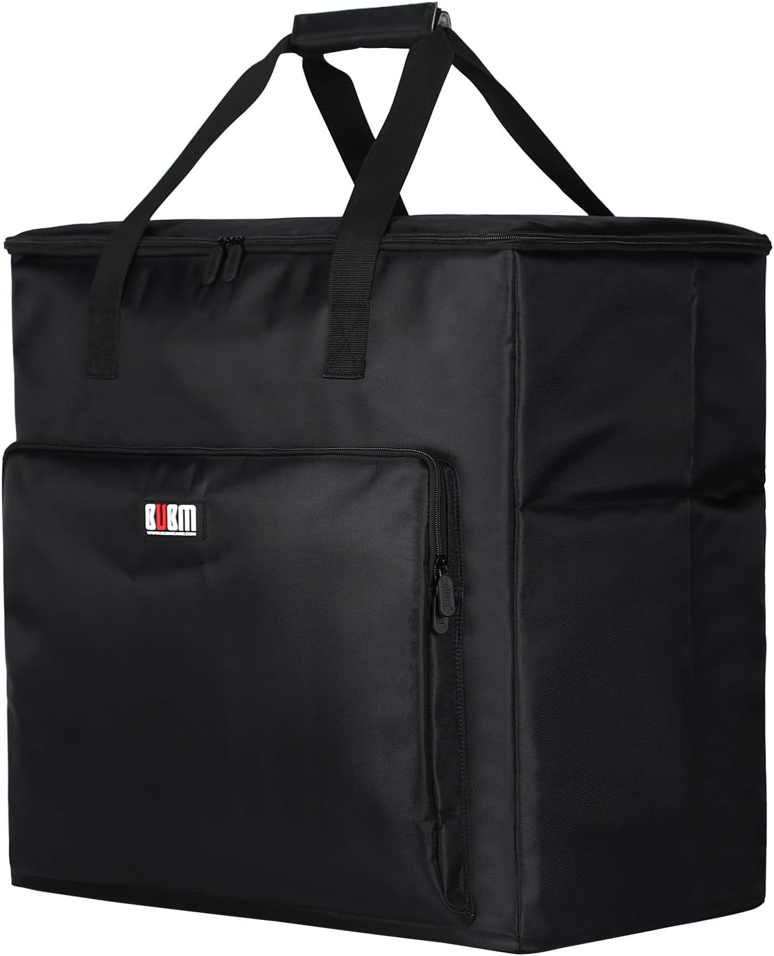 ITHWIU Desktop Gaming Computer Tower PC Double Layers Carrying Case Travel Storage Bag for Computer Main Processor Case, Monitor(Up to 24 inch)