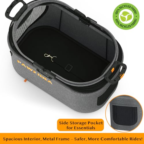 PAWZIDEA Dog Stroller for Large Dogs, Pet Stroller with Detachable Carrier for Portable Dog Crate for Car Seat, Foldable Dogs Jogger Strollers
