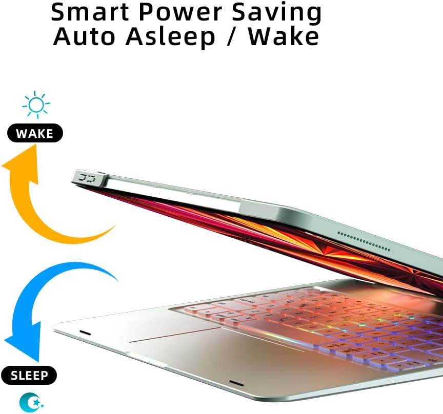doqo Magnetic Keyboard Case for iPad Air 5th Generation(2022)/iPad Air 4th Generation(2020), iPad Pro 11 2018/2020/2021