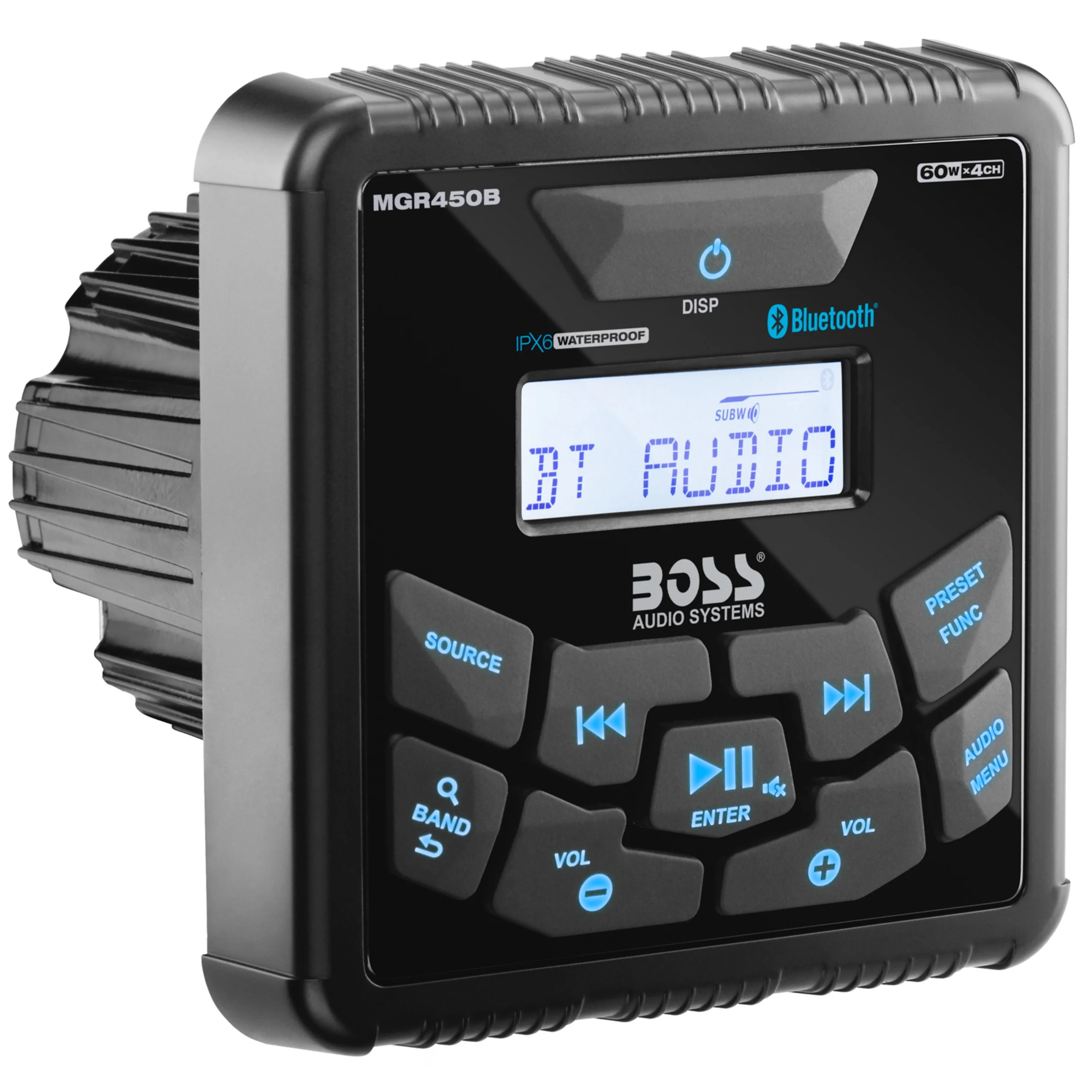 BOSS Audio MGR450B Marine Bluetooth MP3 Radio Stereo Boat Audio Receiver Player