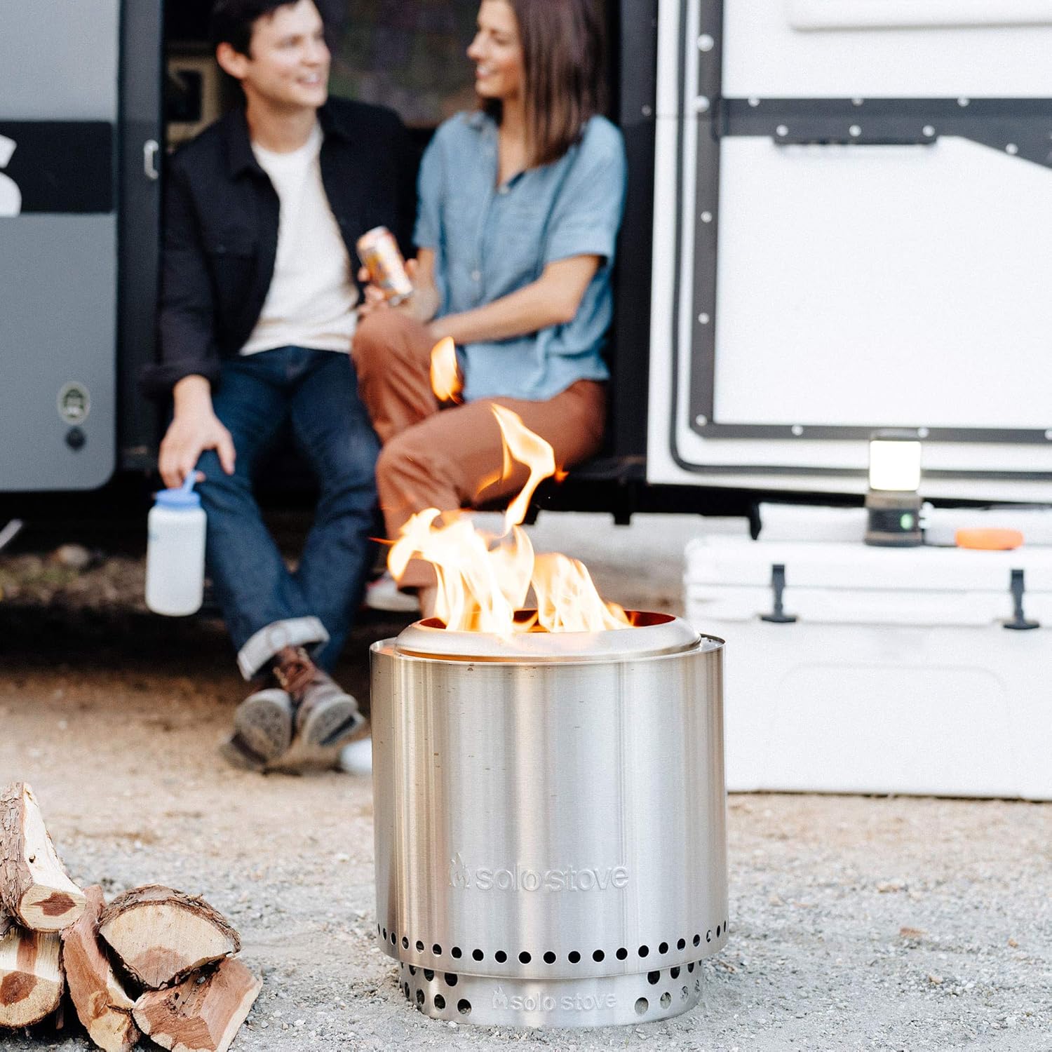 Solo Stove Ranger with Stand Portable Outdoor Fire Pit Stainless Steel Firepot for Wood Burning and Low Smoke Great Fire Pits for Outside | 15x12.5