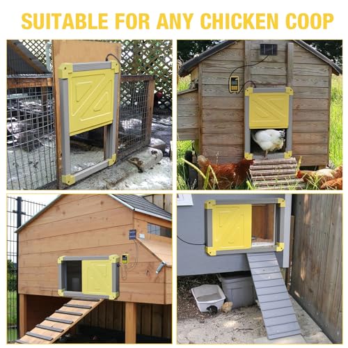 Aivituvin Portable Chicken Coops Poultry Cage with Wheels, Outdoor Hen House with Nesting Box
