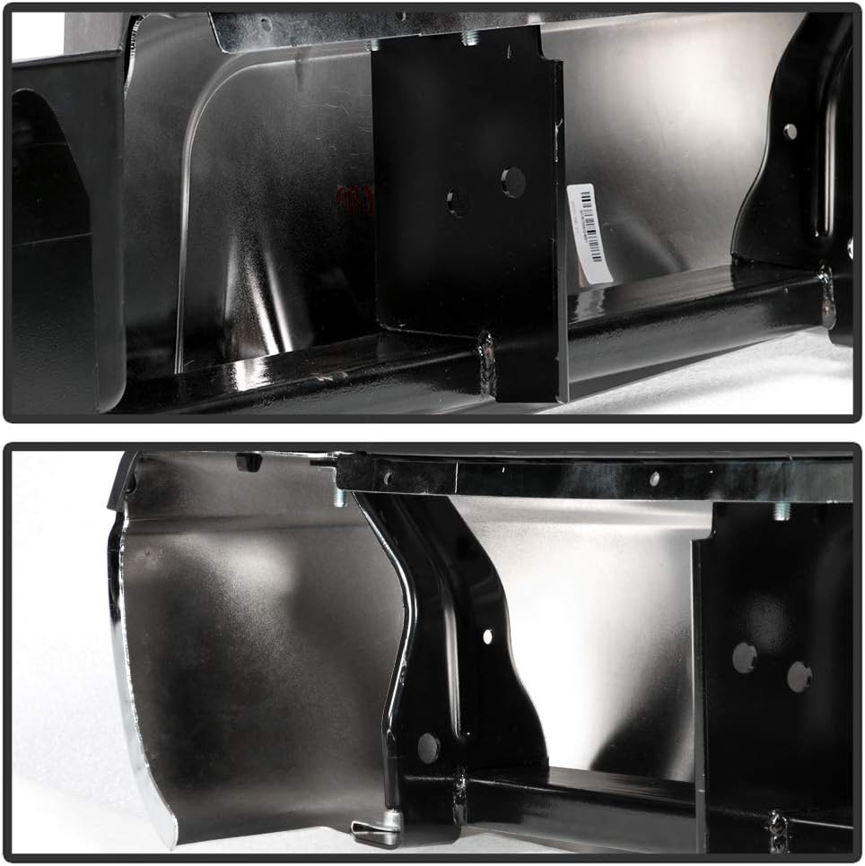 ACANII - For 2008-2012 Ford F250 F350 SuperDuty Pickup Chrome Steel w/o Sensor Holes Complete Rear Step Bumper Assembly