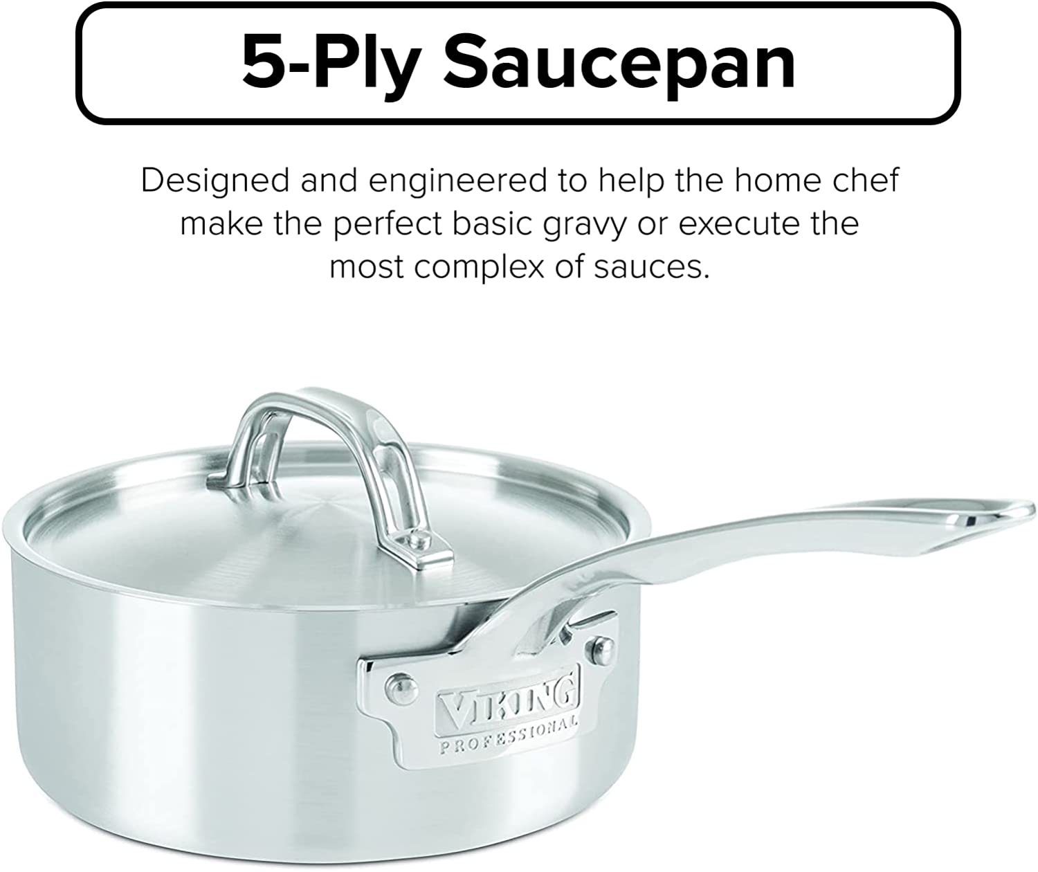 Viking Professional 5-Ply Stainless Steel Cookware Set  10 Piece