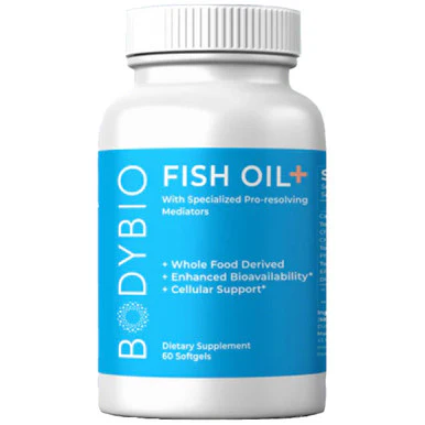 BodyBio Fish Oil+ 60sg - Kansas Nuitrition - HNZSDS