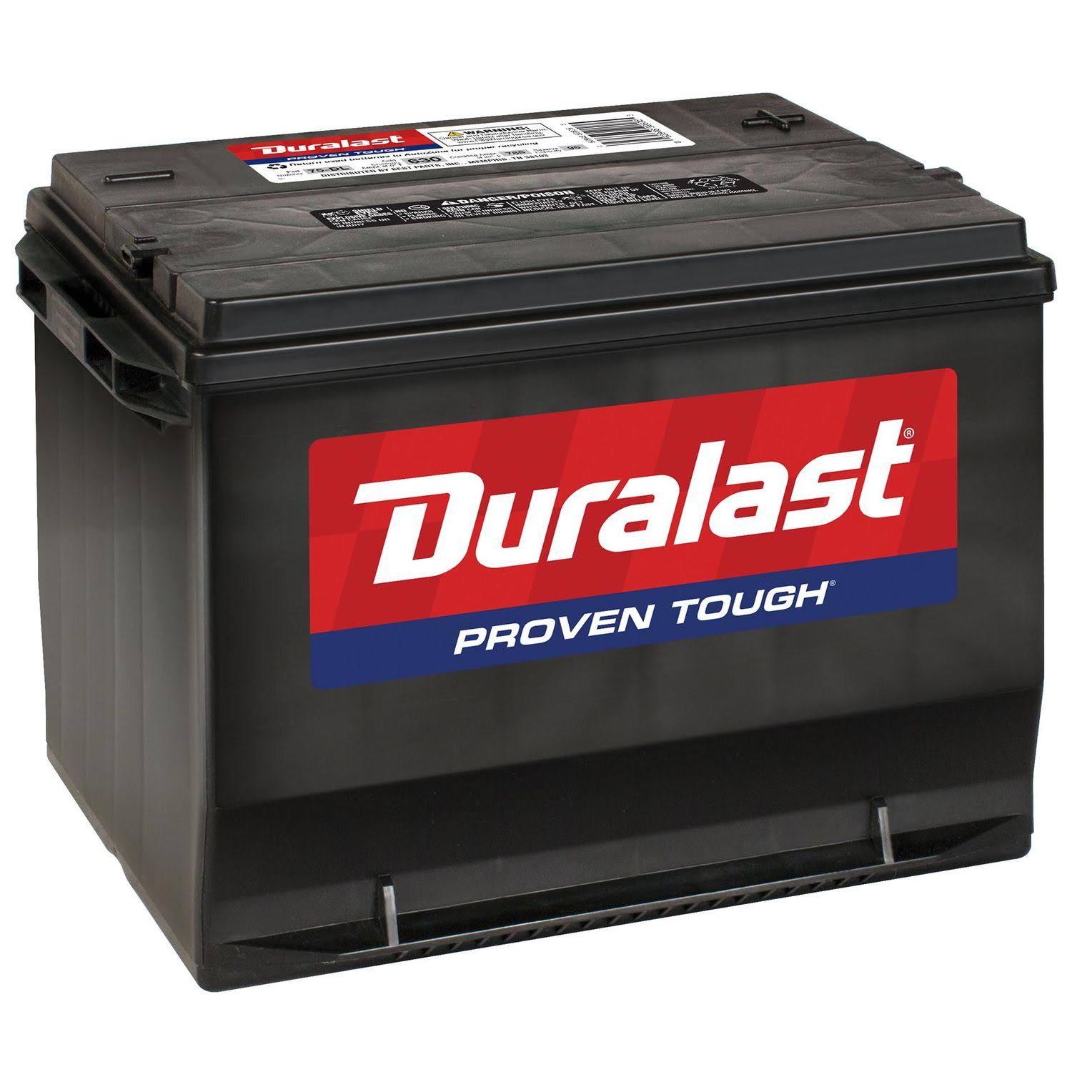 Duralast Battery 75-DL, Group Size 75, 650 CCA