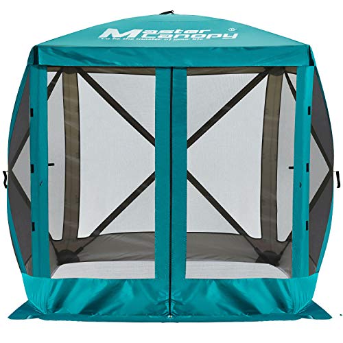MASTERCANOPY 12x12FT Pop Up Gazebo Screen Tent - Instant Screen House with Netting, Quick Set, Outdoor Canopy Shelter with Carry Bag for Camping