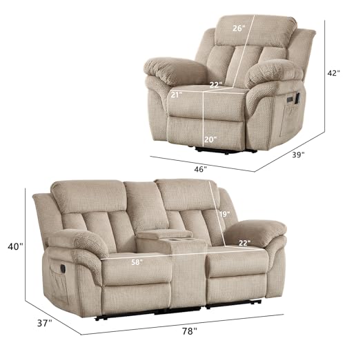 CANMOV 46" Wide Oversize Power Lift Recliner Chair, Extra Large Electric Lift Recliners for Elderly Big