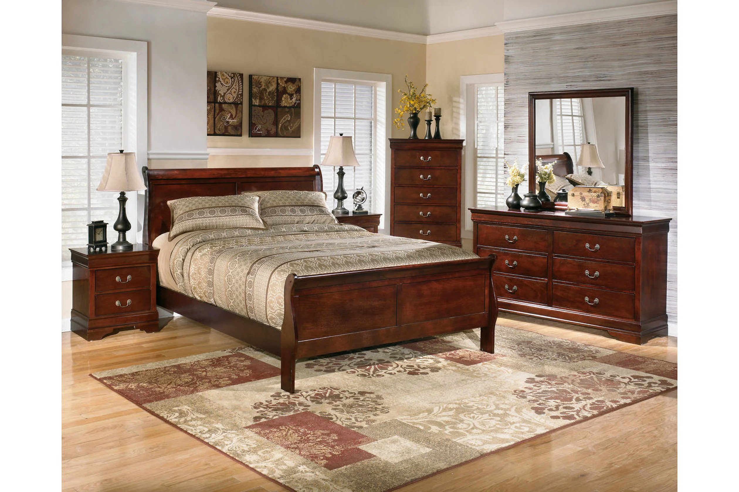 Signature Design by Ashley Alisdair 6-Drawer Double Dresser in Brown