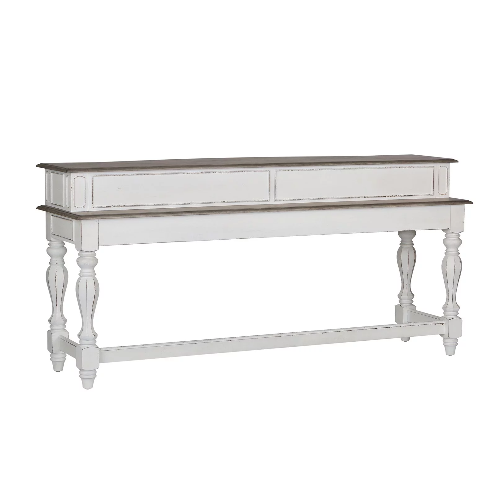 Magnolia Manor White Console Bar Table