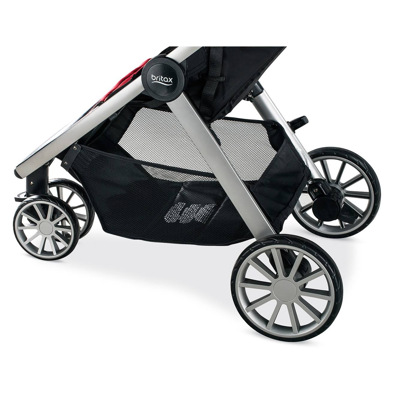 Britax B-Lively Lightweight Stroller - Up to 55 Pounds - Car Seat Compatible - UV 50+ Canopy - Easy Fold, Dove