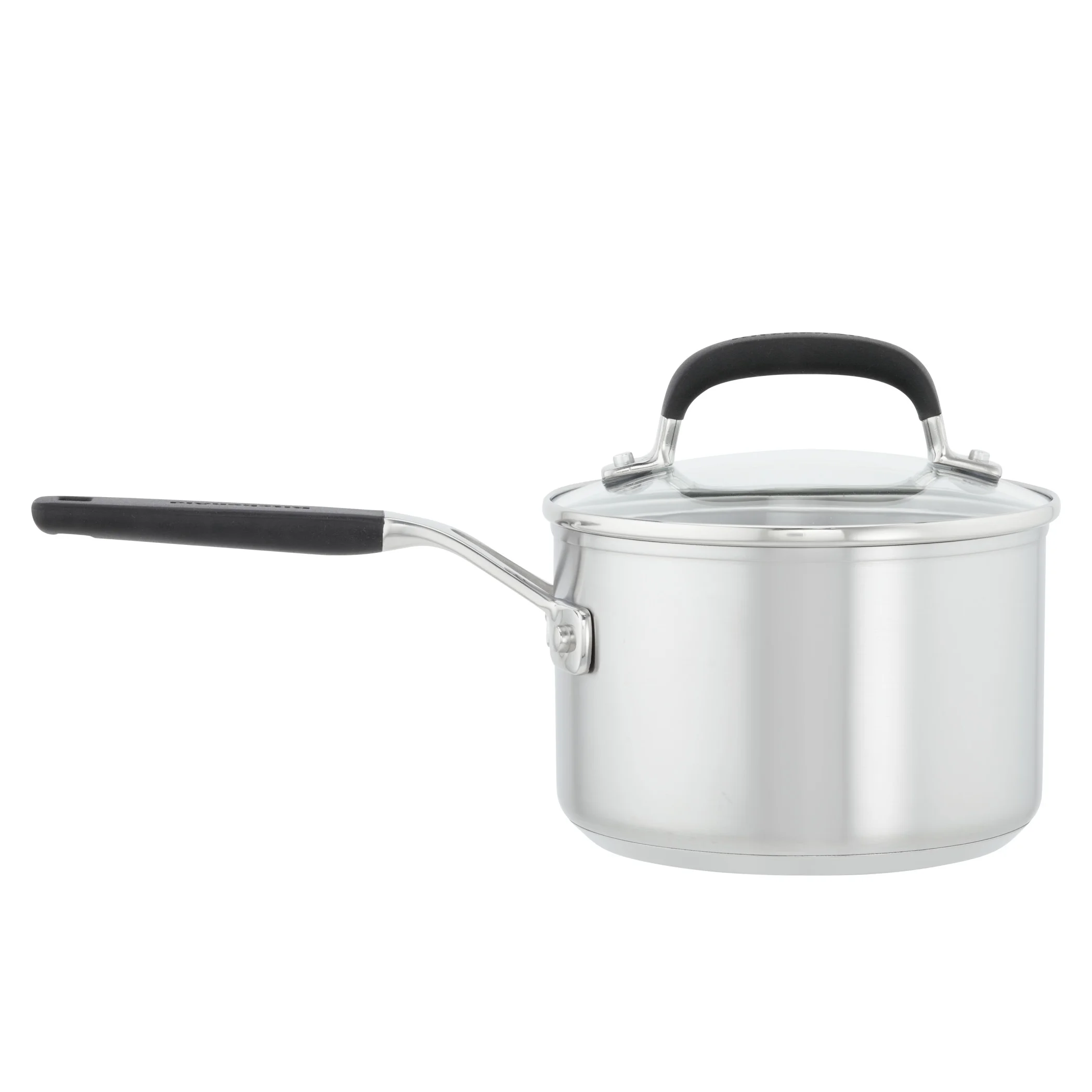 KitchenAid 10 Pieces Brushed Stainless Steel Cookware Set