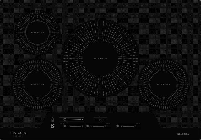 Frigidaire FGIC3066TB 30 Gallery Series Induction Cooktop with 4 Elements in Black