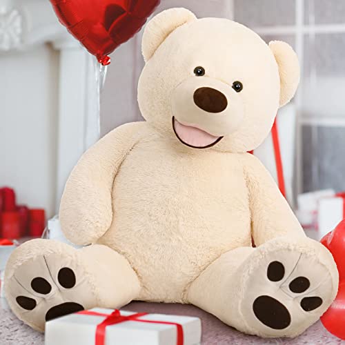 MorisMos Giant Teddy Bear Plush 6 Feet, Large Teddy Bears Stuffed Animals for Girlfriend Boyfriend, 6 Foot Life Size Bear Gifts for Valentine's Day