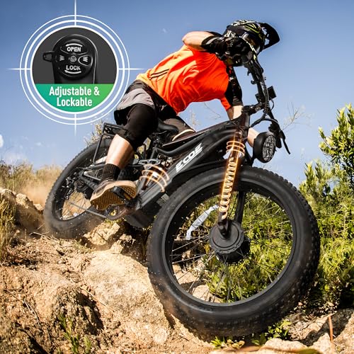 5000W Dual Motor Electric Bike for Adults 52MPH with 60V 32AH Battery, 26x4 Fat Tire All Terrain Ebikes, Full Suspension E Bike