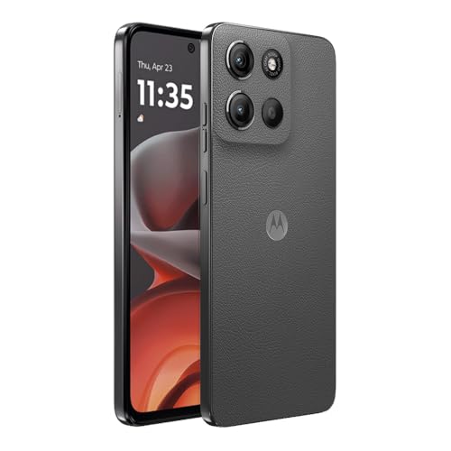 Motorola Moto G15 4G LTE (XT2521-2) 4+256GB Dual Sim | GSM Unlocked | International Model | for T-Mobile, Metro PCS, Mint & Tello - (Gray)