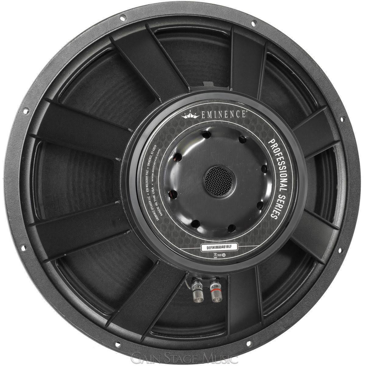Eminence Definimax 4018LF 18x22 Driver