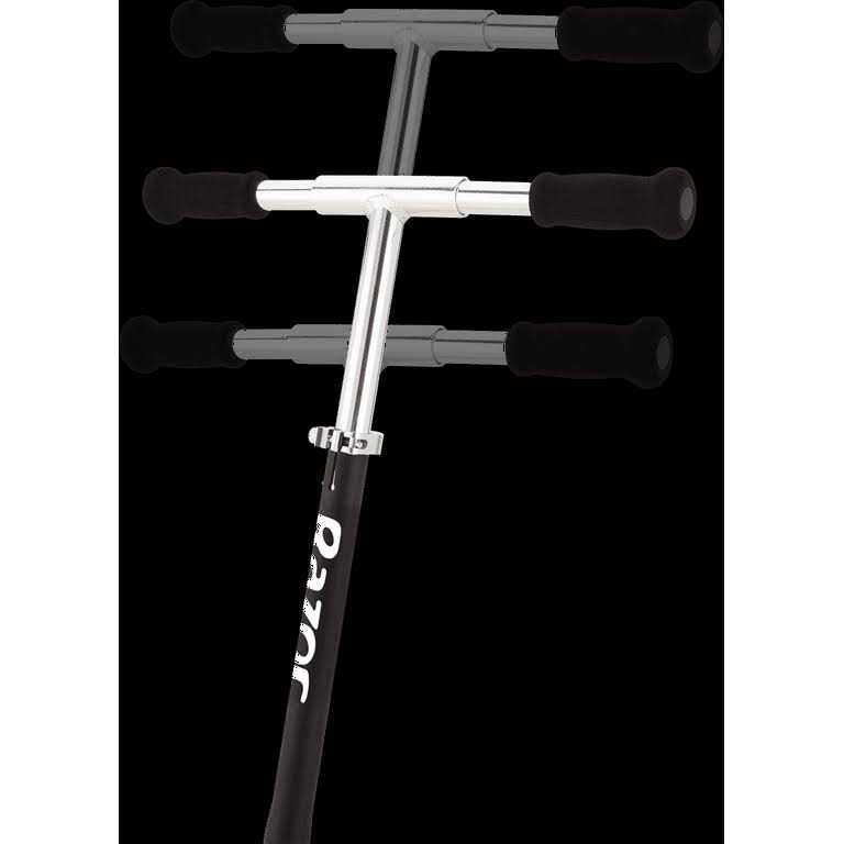 Razor Carbon Lux Kick Scooter Red/Black Spoked Large Wheels - Sports Supplies Online Store