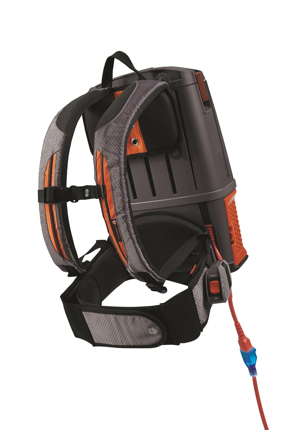 Hoover Commercial HushTone Back Pack 2 speed motor with HEPA Filtration and Hexaguard Technology, Extension wand, lightweight design, 6 quart
