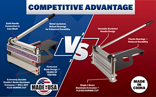 MARSHALLTOWN Ultra-Lite Flooring Cutter 13", Made in the USA, Cuts Vinyl Plank, Laminate, Engineered Hardwood, Siding, and More
